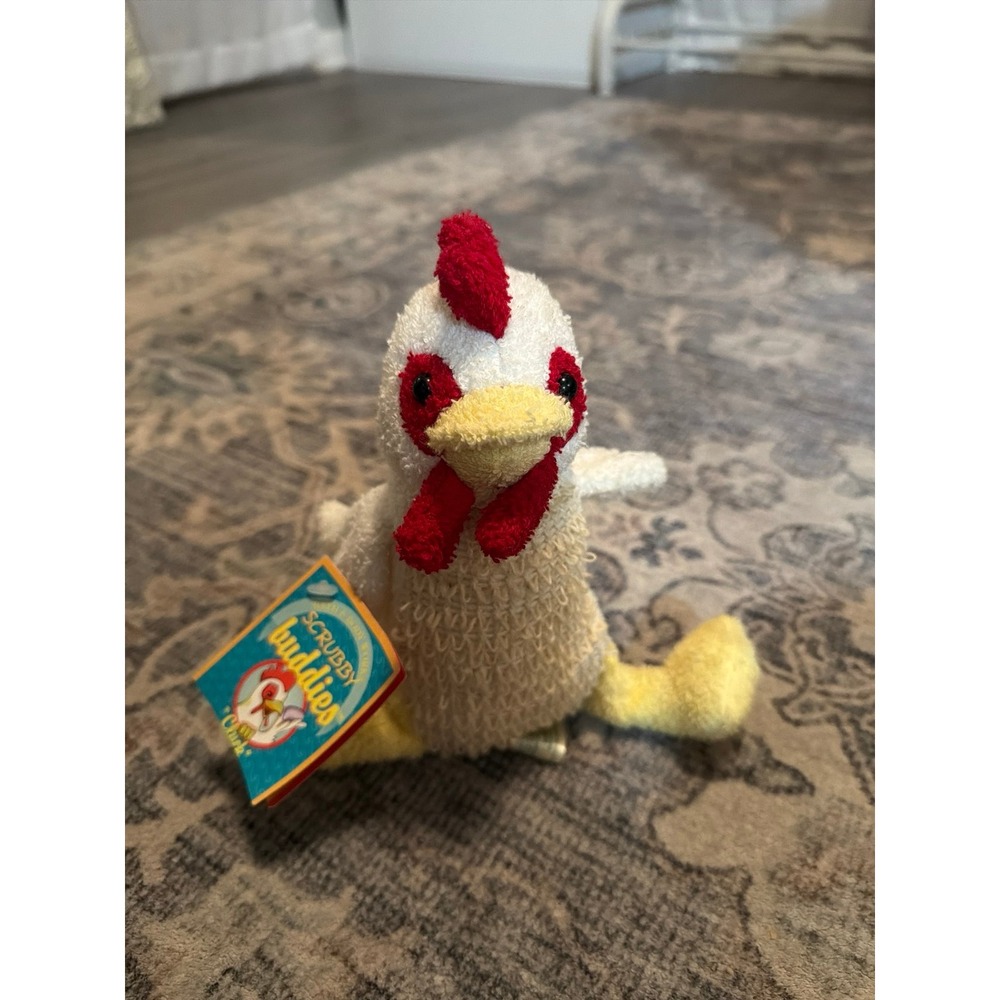 Scrubby Buddies Bath & Body Works Vintage Chicken Plush Loofah